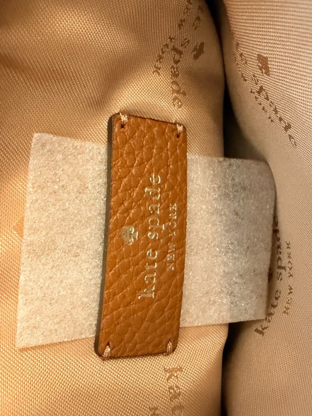 Kate Spade New York Leila Triple Gusset Crossbody, Warm Gingerbread NWT - Picture 6 of 9